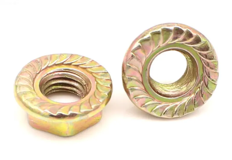 Zinc Plated Serrated Hex Flange Lock Nuts